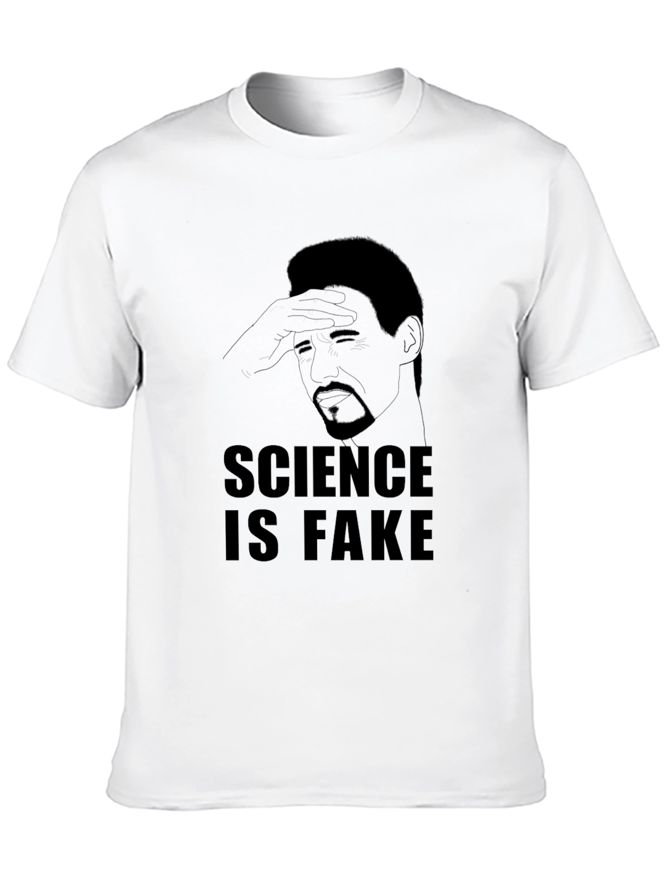Science is Fake Graphic Tee - Mens Black T-Shirt