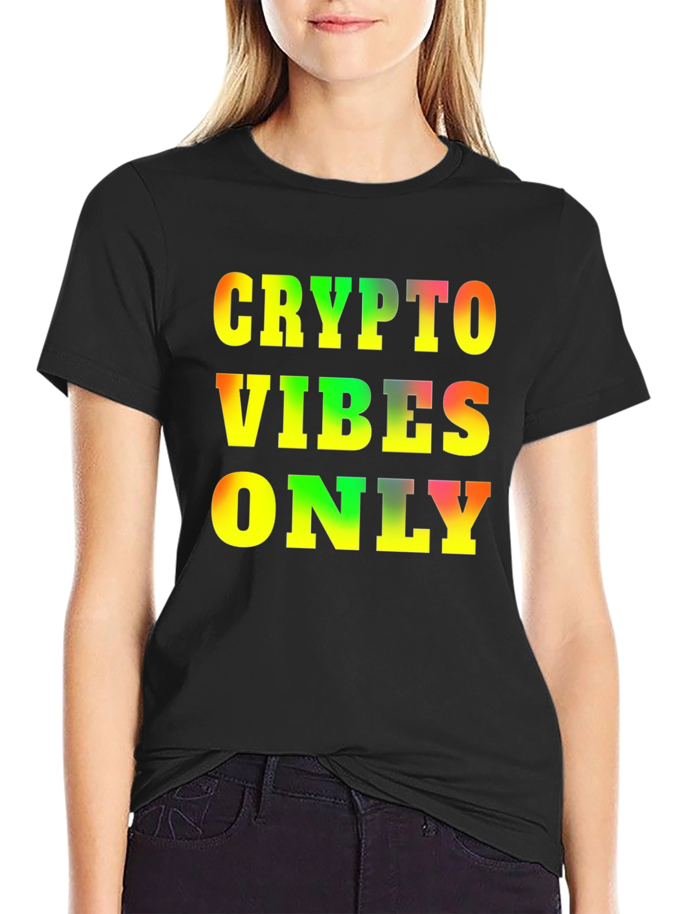 Crypto Vibes Only T-Shirt - Bold Graphic Tee