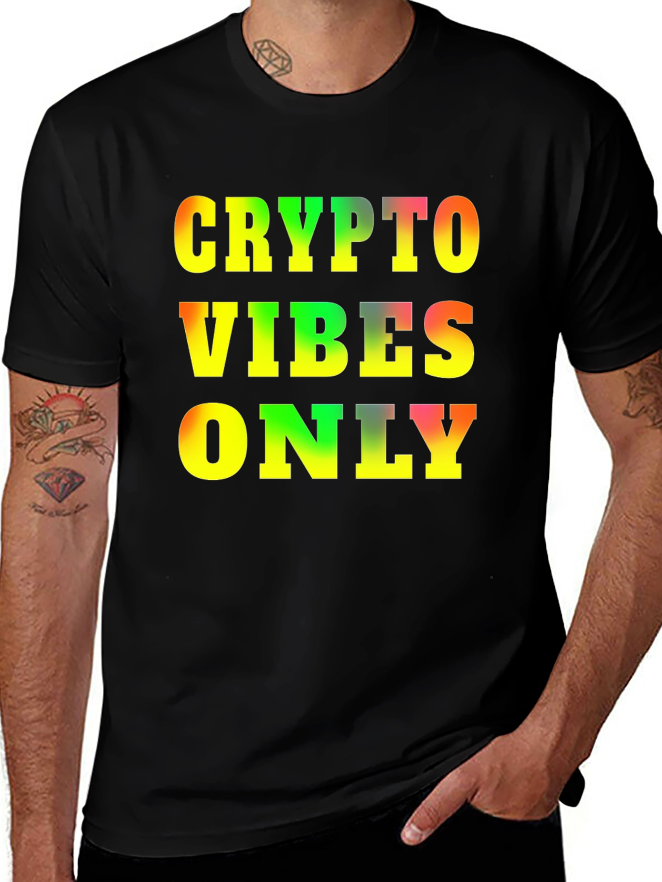 Crypto Vibes Only T-Shirt - Bold Graphic Tee
