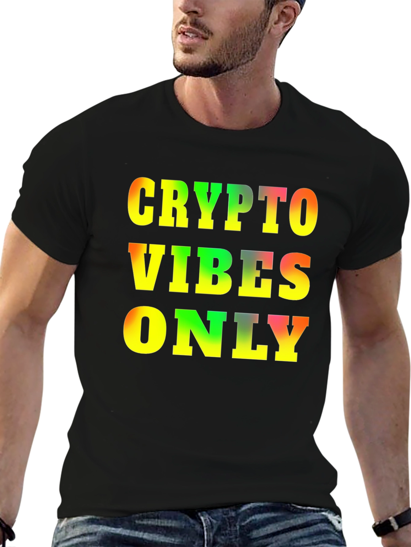 Crypto Vibes Only T-Shirt - Bold Graphic Tee