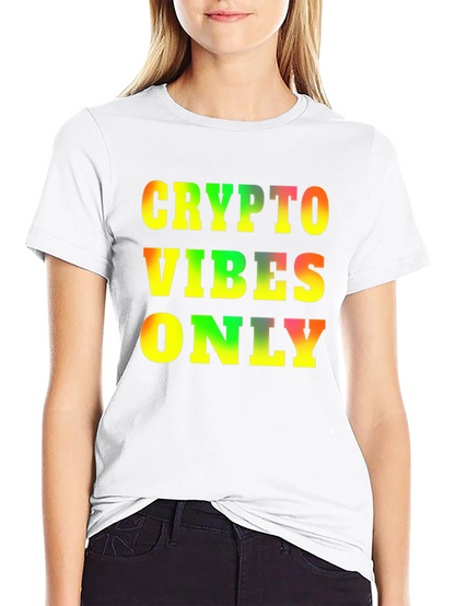 Crypto Vibes Only T-Shirt - Bold Graphic Tee