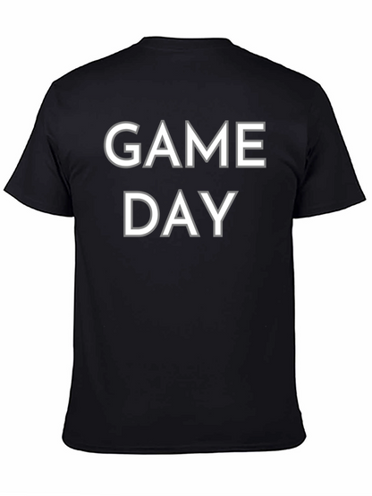 Game Day T-Shirt - Black Cotton Tee