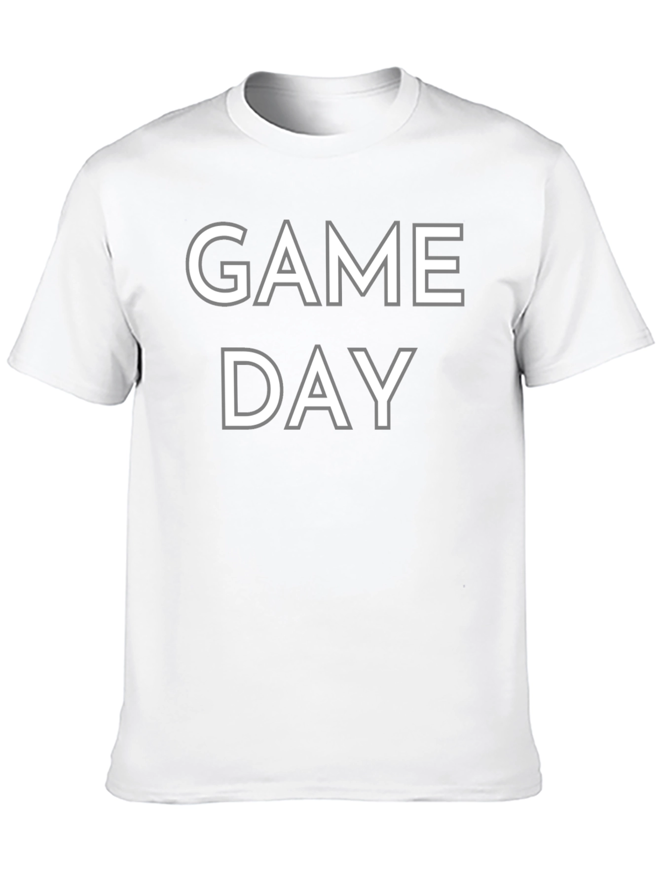Game Day T-Shirt - Black Cotton Tee