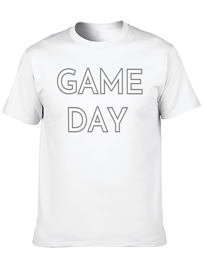 Game Day T-Shirt - Black Cotton Tee