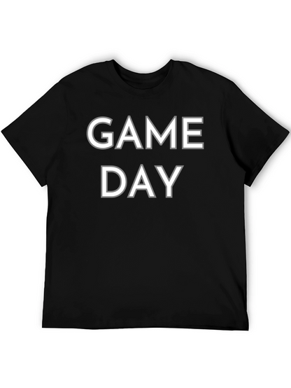 Game Day T-Shirt - Black Cotton Tee