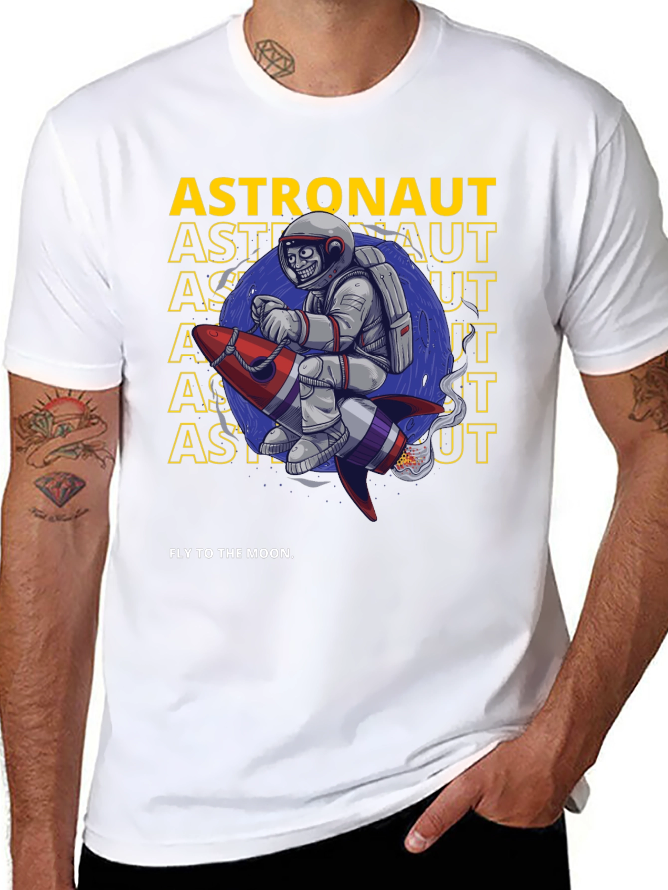 Astronaut Fly to the Moon T-Shirt
