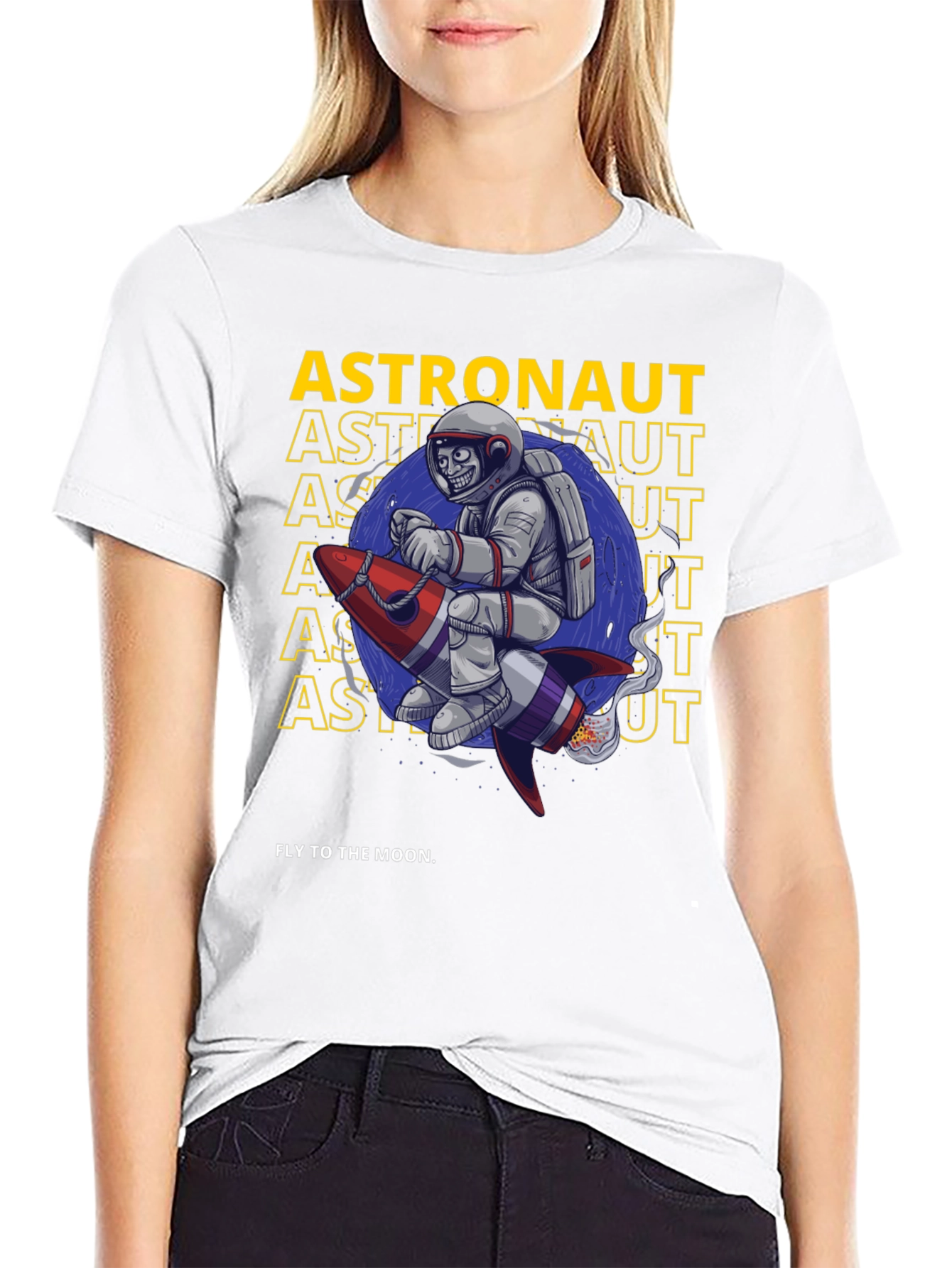 Astronaut Fly to the Moon T-Shirt
