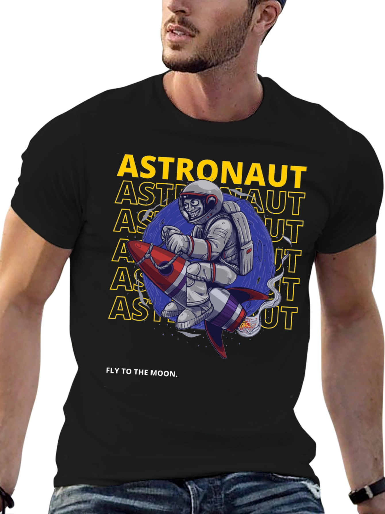 Astronaut Fly to the Moon T-Shirt