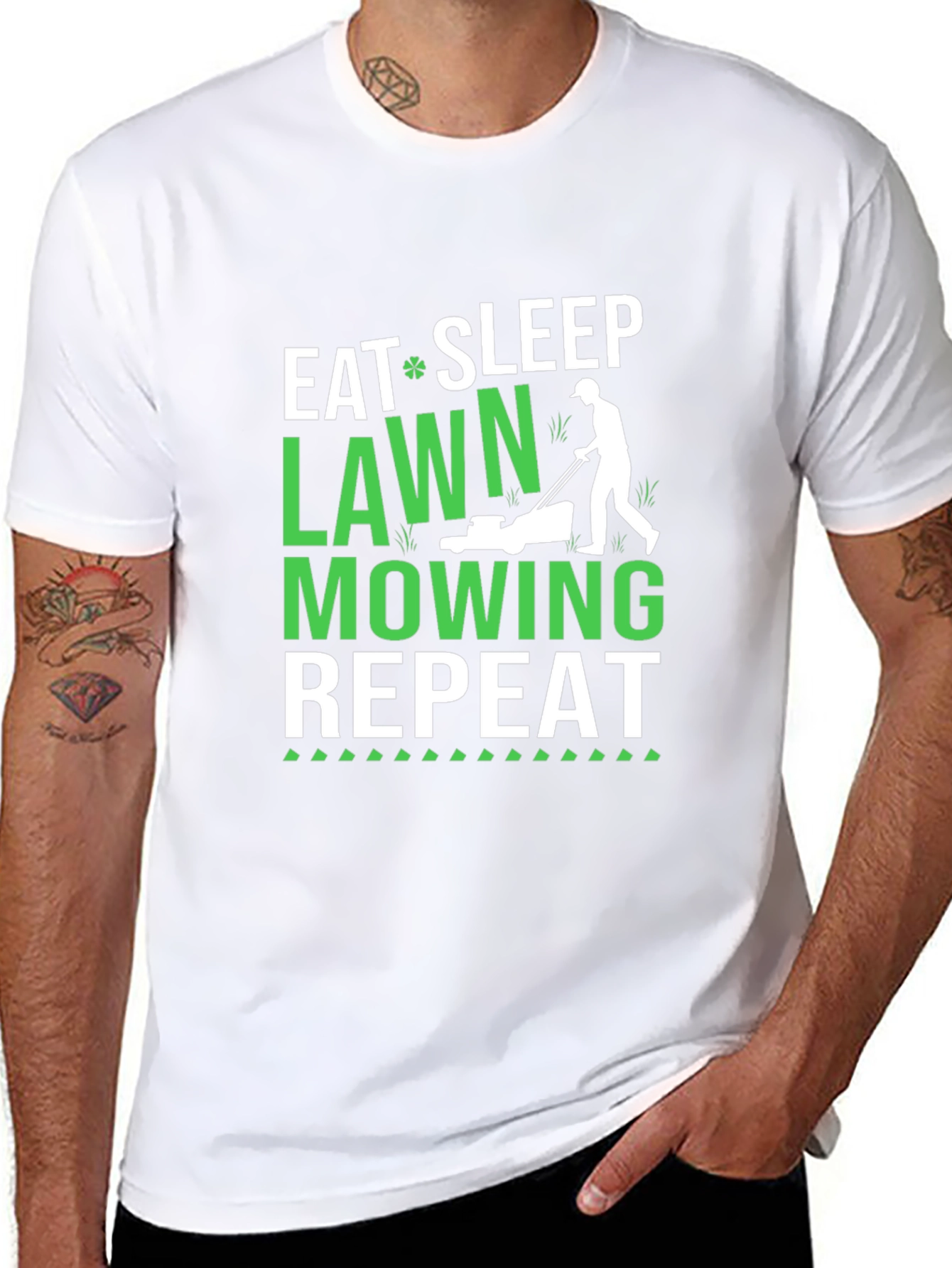 Eat Sleep Lawn Mowing Repeat T-Shirt