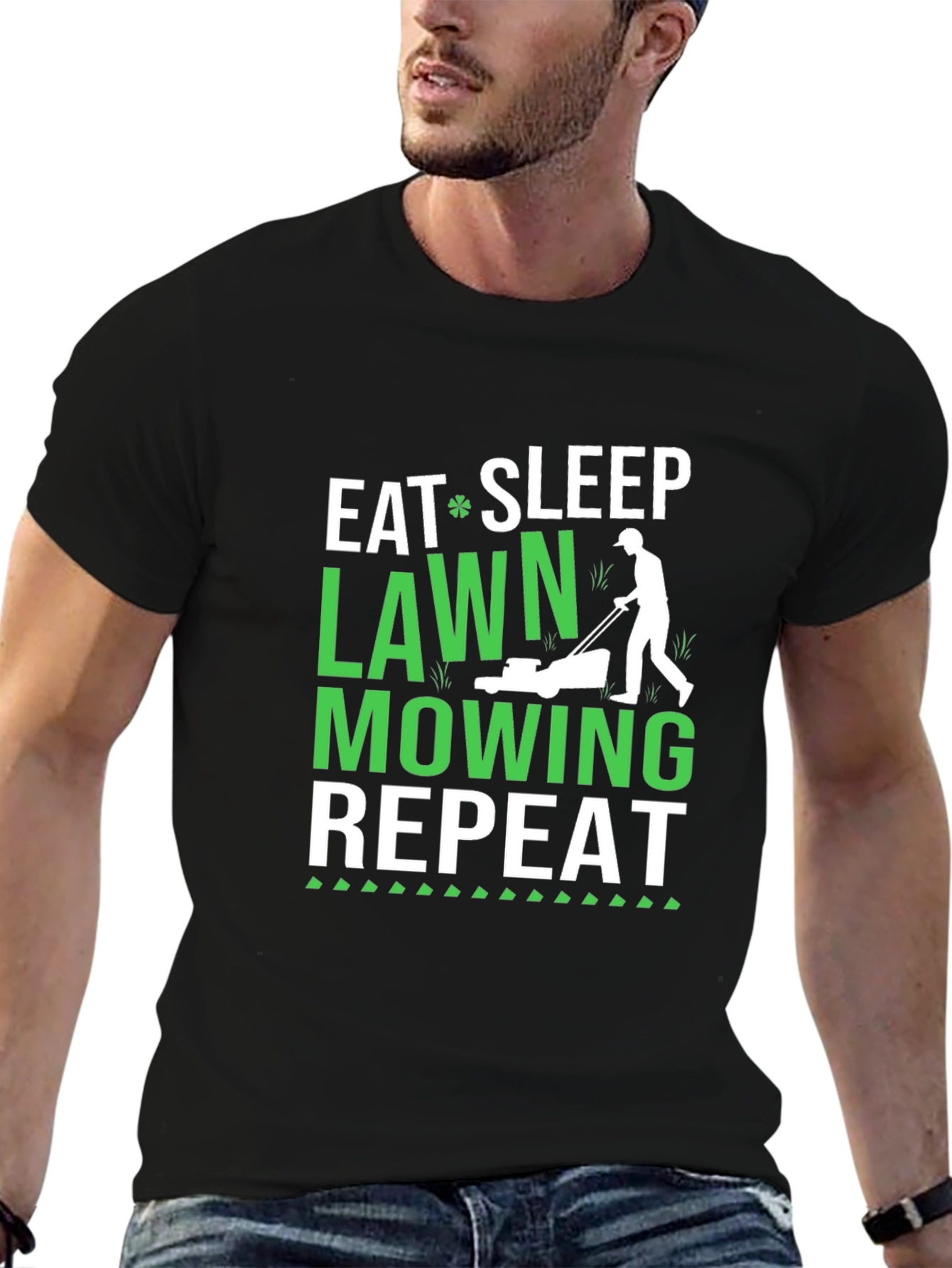 Eat Sleep Lawn Mowing Repeat T-Shirt