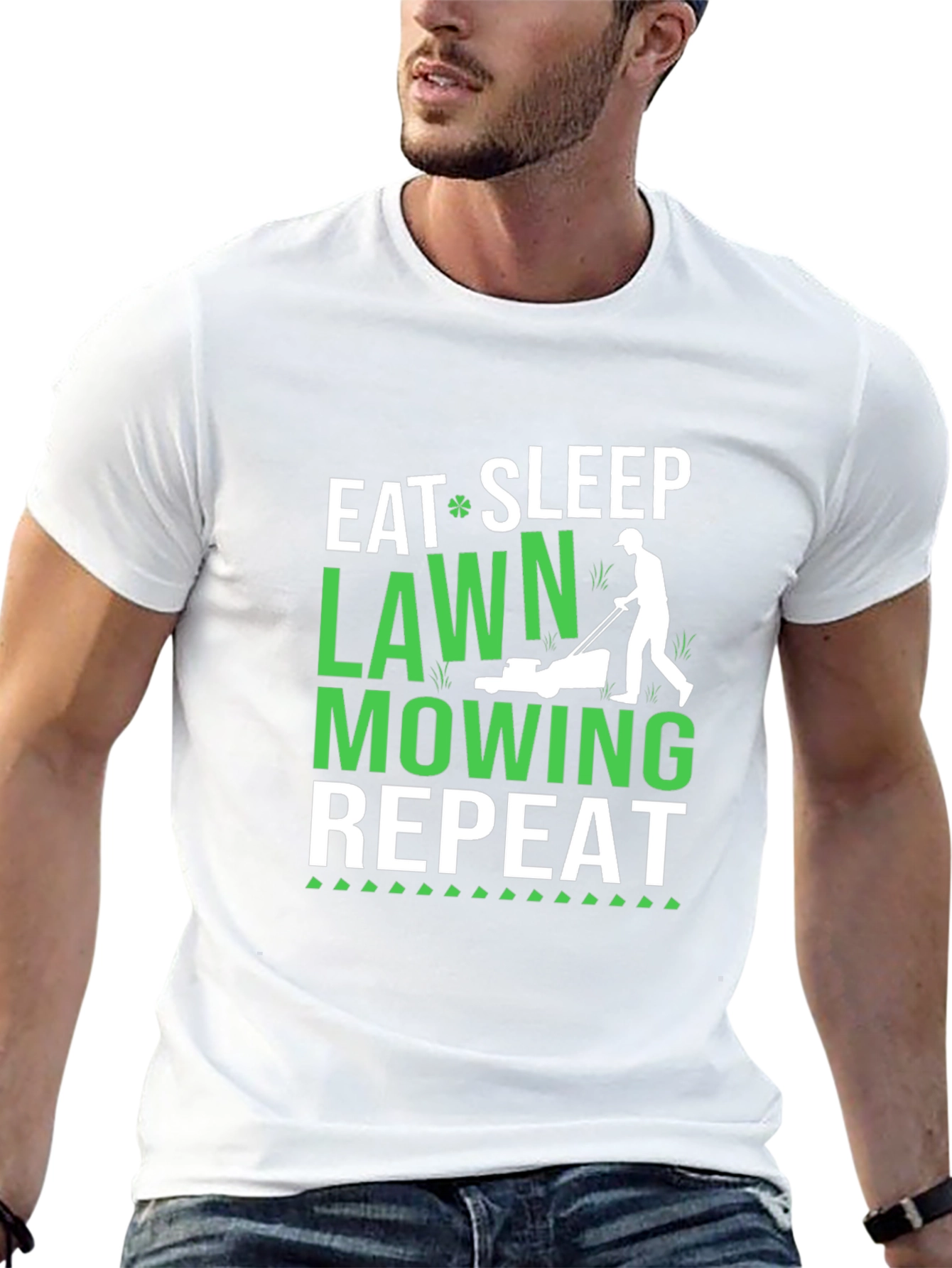 Eat Sleep Lawn Mowing Repeat T-Shirt