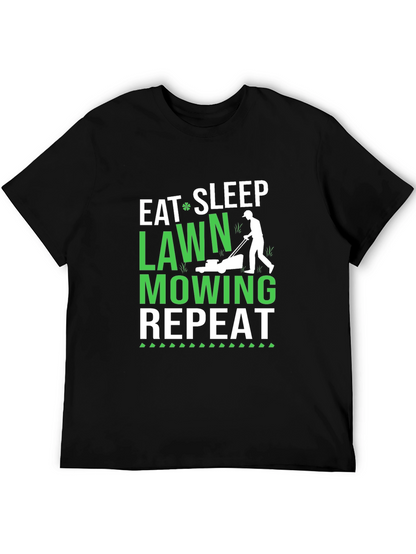 Eat Sleep Lawn Mowing Repeat T-Shirt