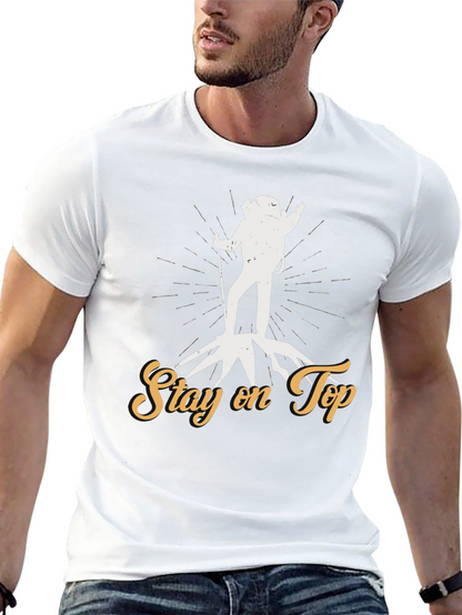Stay on Top Hiking Graphic Tee