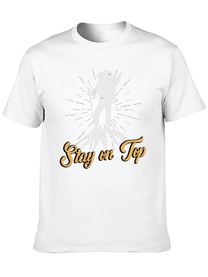 Stay on Top Hiking Graphic Tee