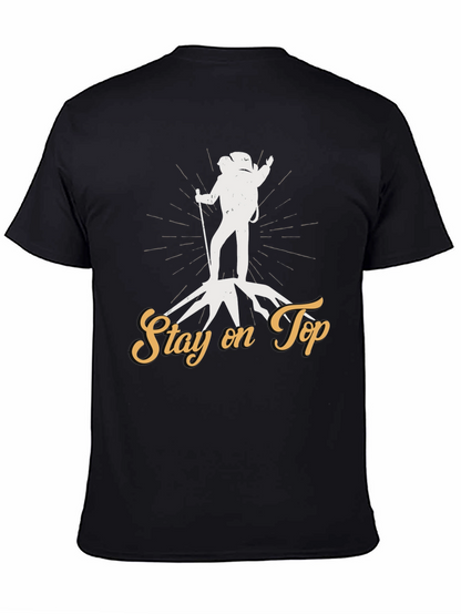 Stay on Top Hiking Graphic Tee