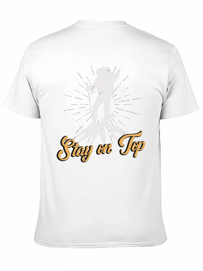Stay on Top Hiking Graphic Tee