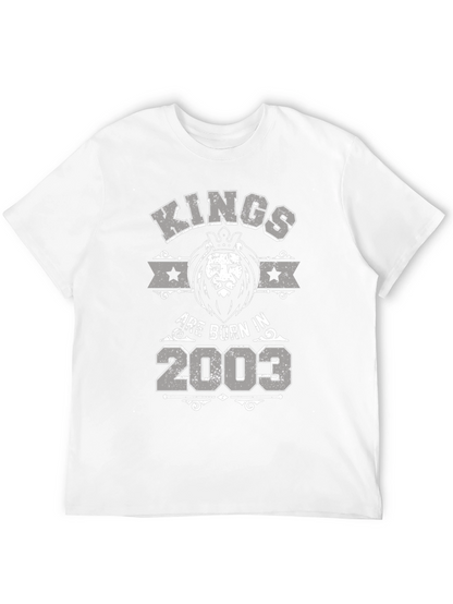 Kings Born in 2003 Graphic T-Shirt