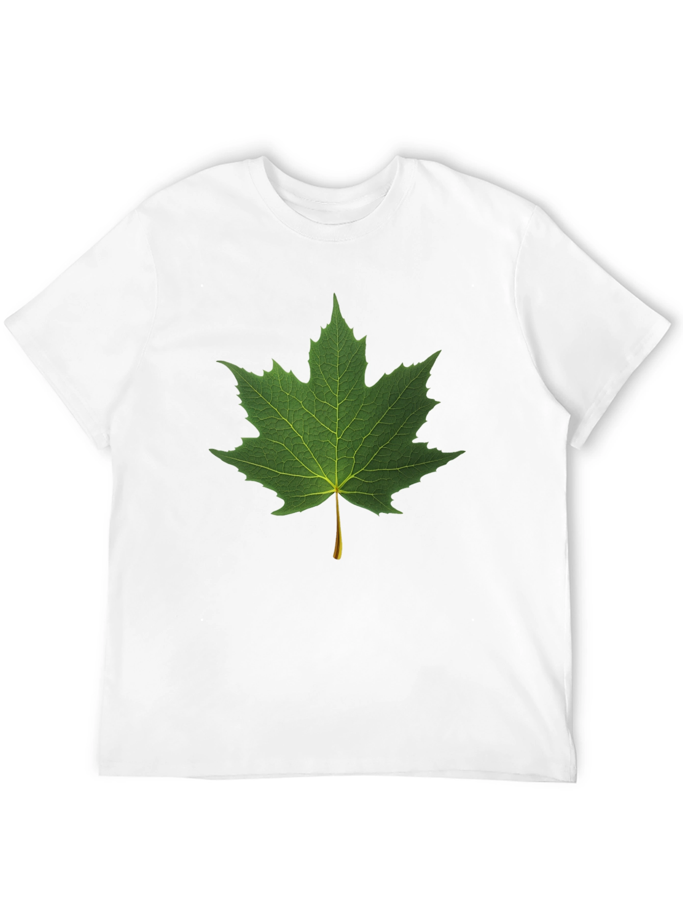 Maple Leaf Graphic Black T-Shirt