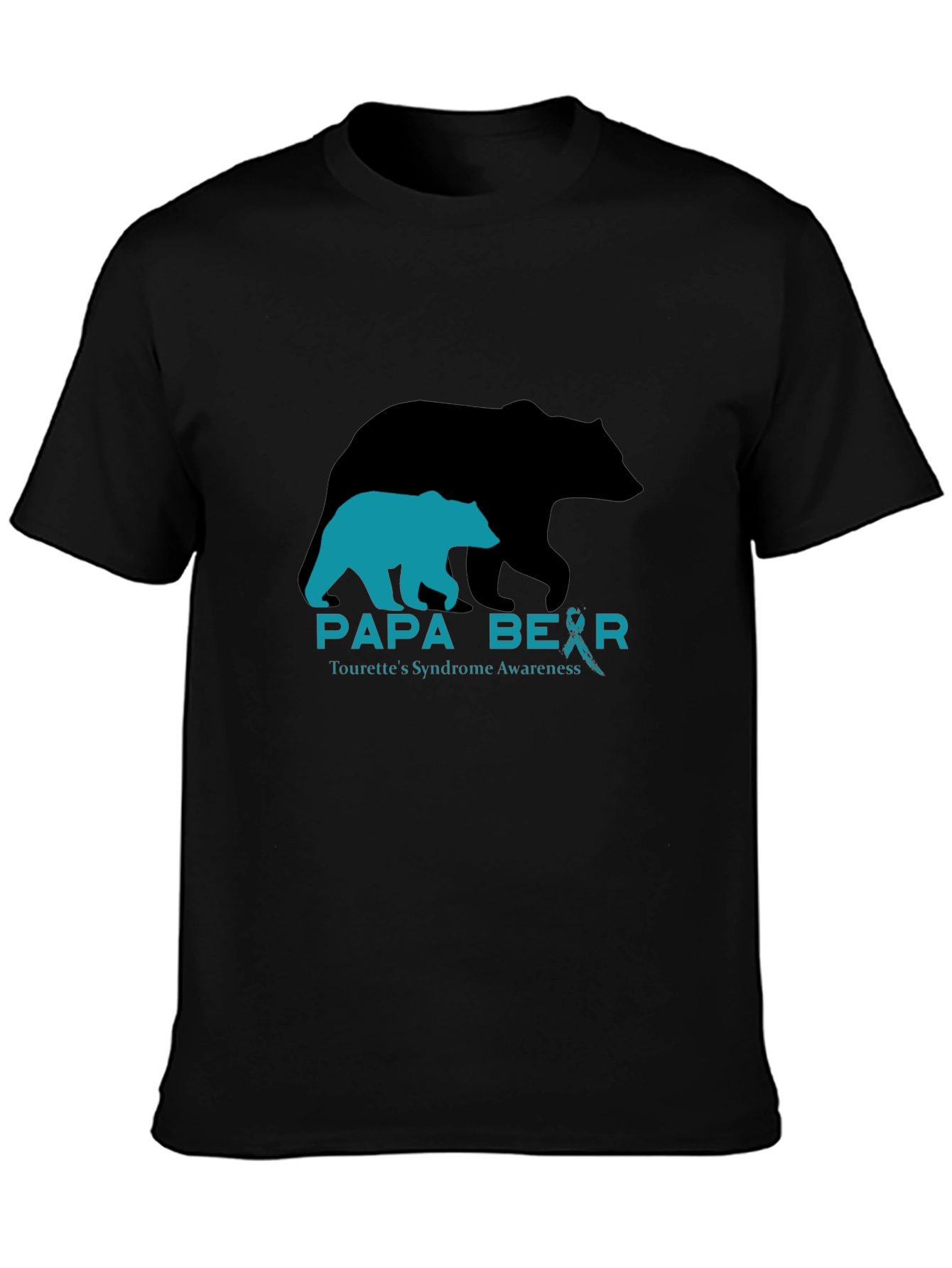 Papa Bear Tourettes Syndrome Awareness T-Shirt