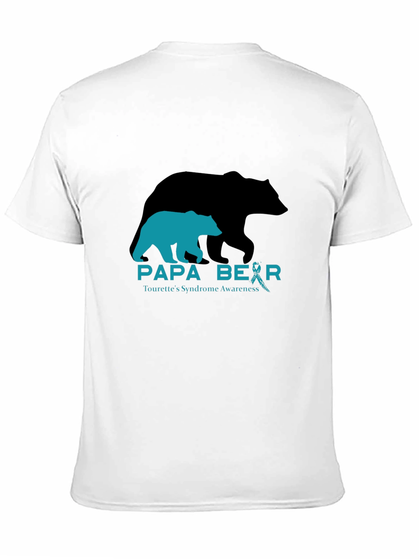 Papa Bear Tourettes Syndrome Awareness T-Shirt