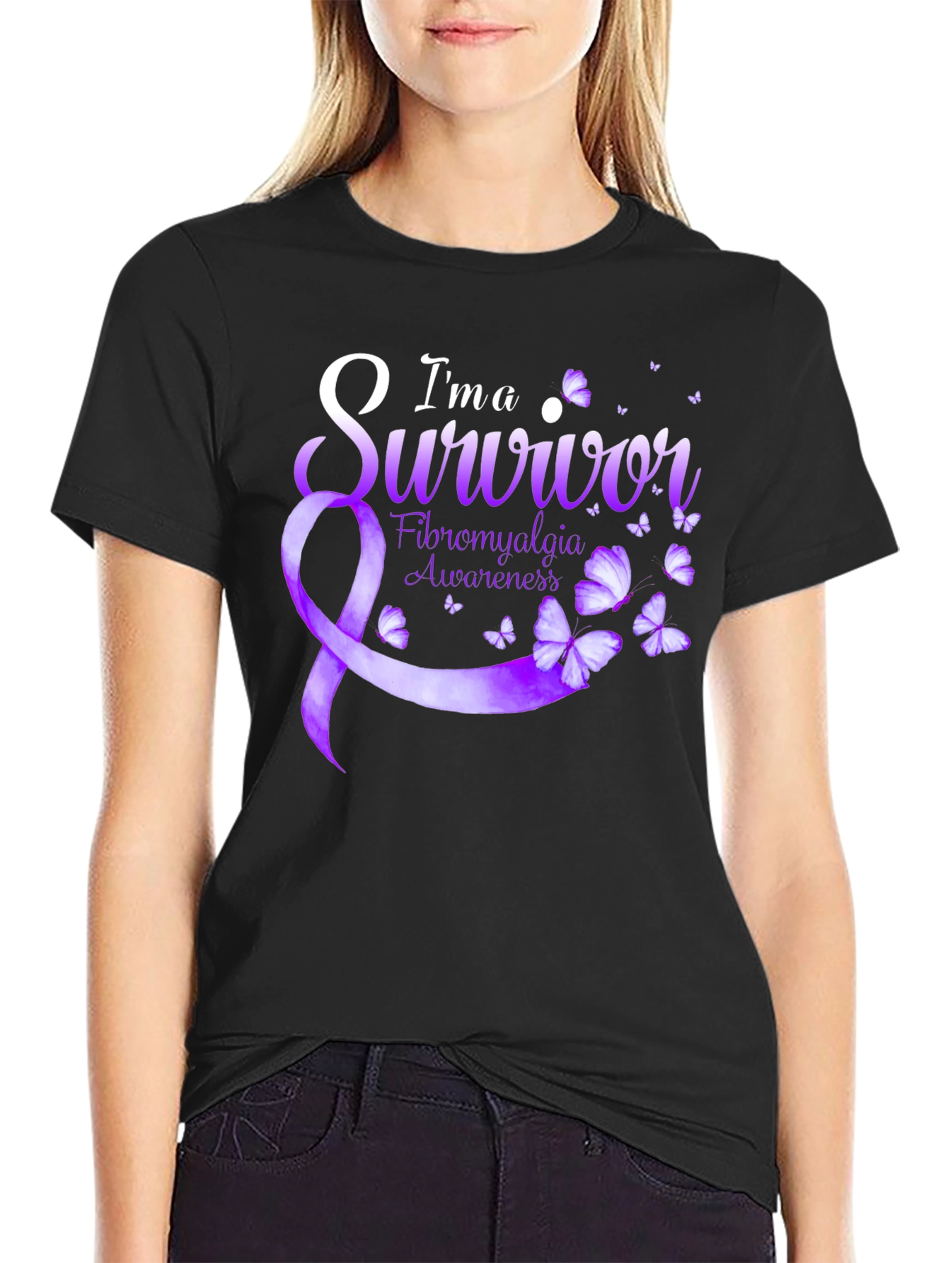 Fibromyalgia Awareness Survivor T-Shirt