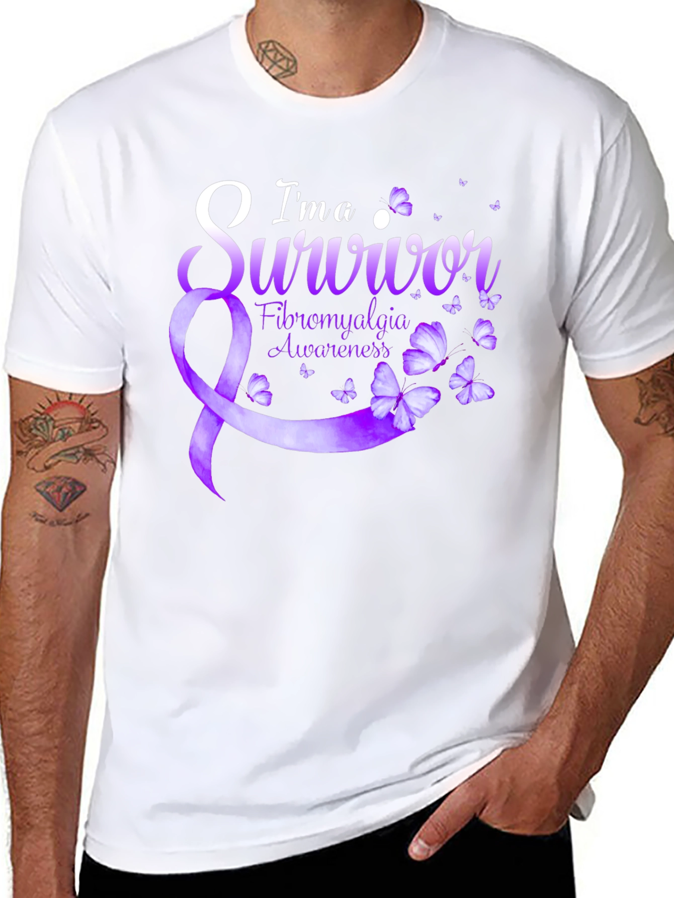 Fibromyalgia Awareness Survivor T-Shirt