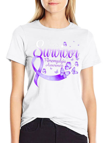 Fibromyalgia Awareness Survivor T-Shirt
