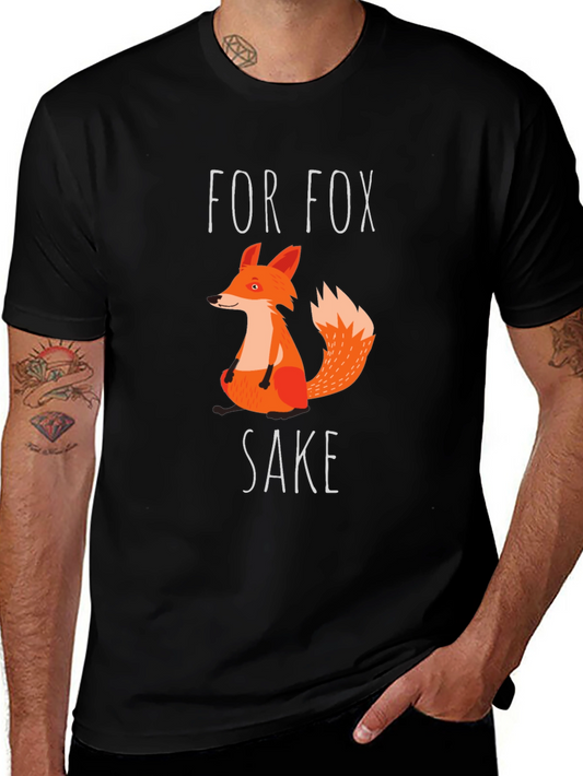 For Fox Sake T-Shirt - Cute Animal Graphic Tee