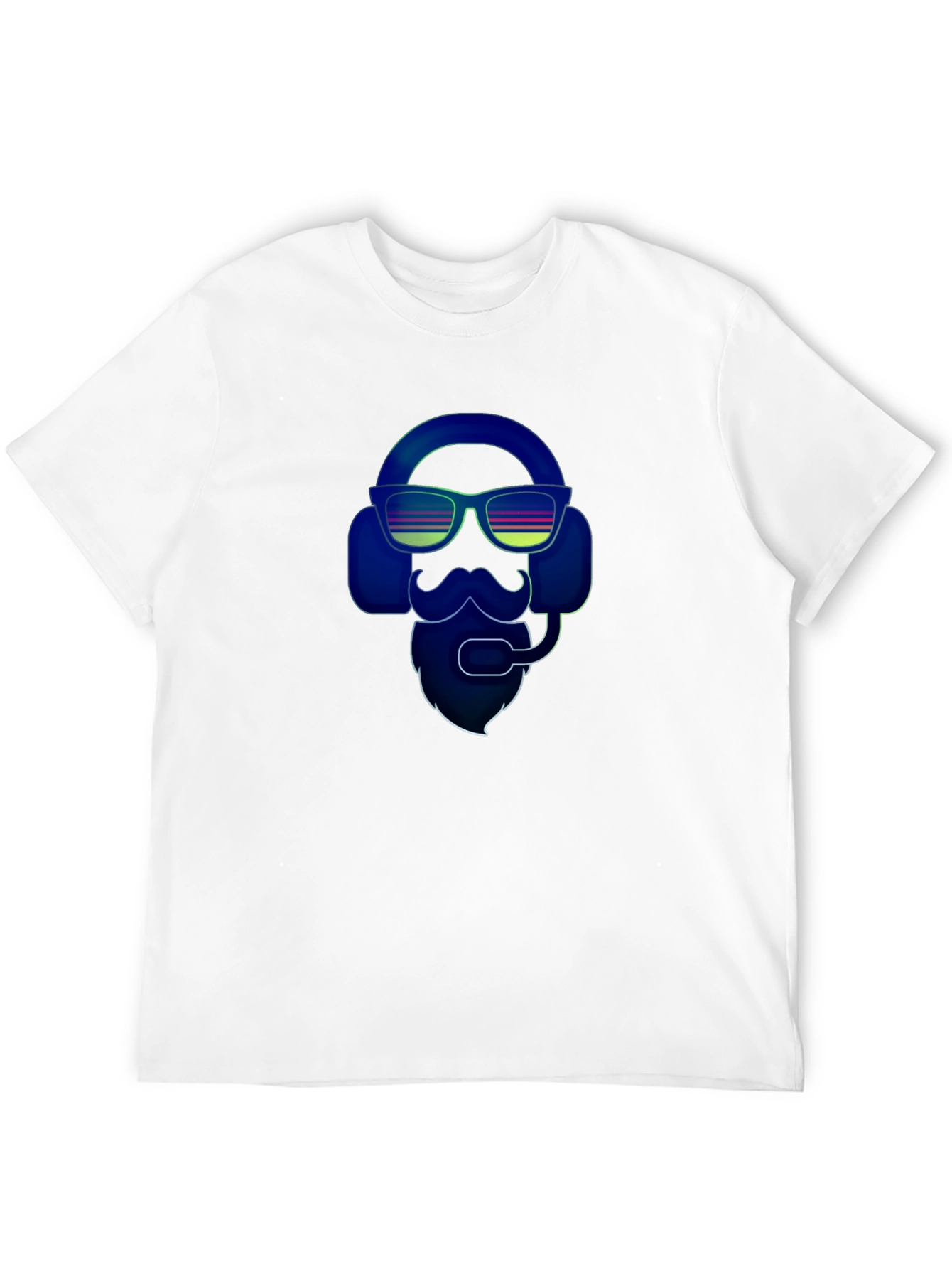 Retro Gamer Bearded Man T-Shirt