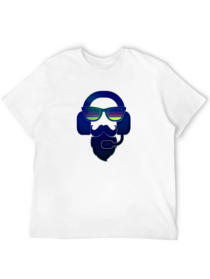 Retro Gamer Bearded Man T-Shirt