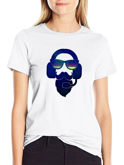 Retro Gamer Bearded Man T-Shirt