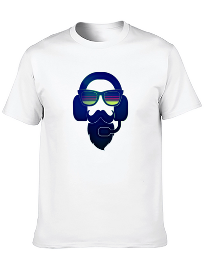 Retro Gamer Bearded Man T-Shirt