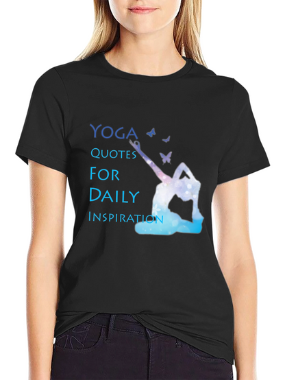Yoga Inspiration T-Shirt - Daily Quotes