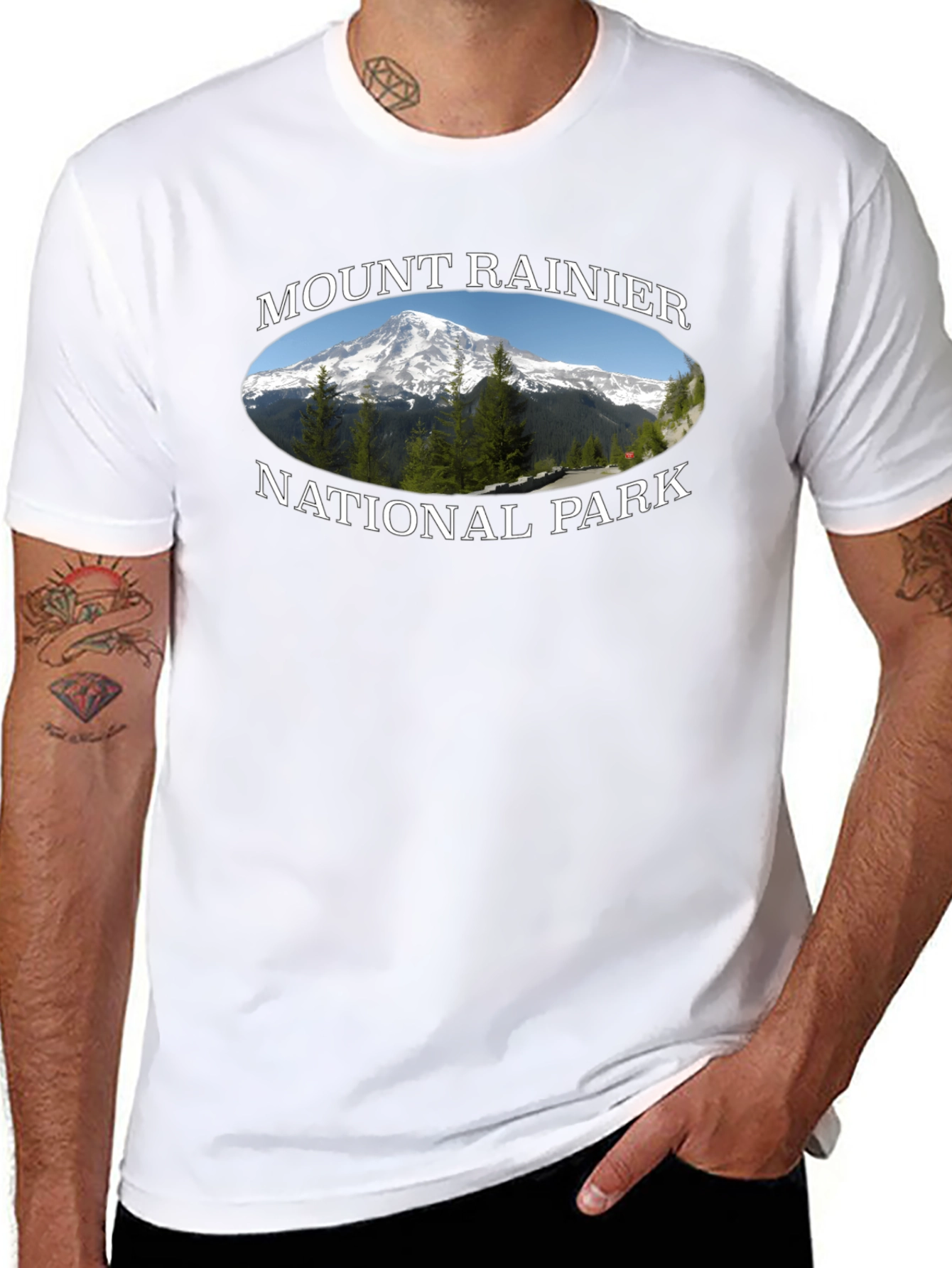 Mount Rainier National Park Graphic Tee