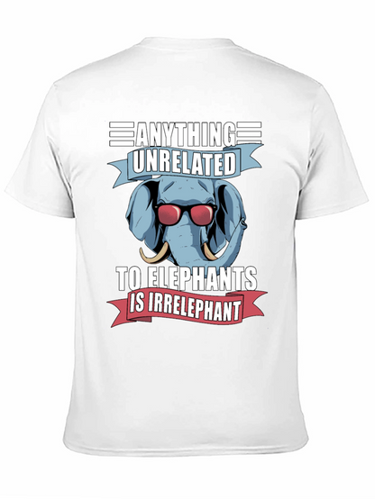 Elephant Pun T-Shirt - Anything Unrelated Is Irrelephant!