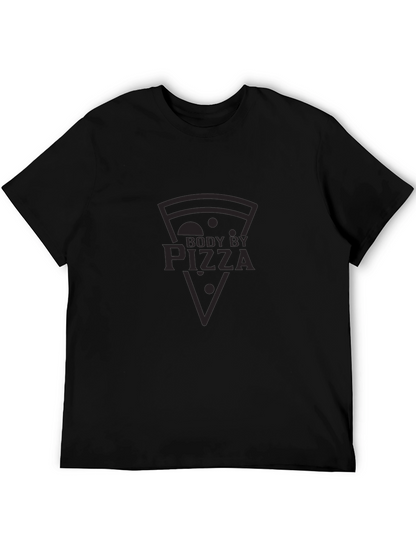 Body By Pizza Graphic Tee - Black