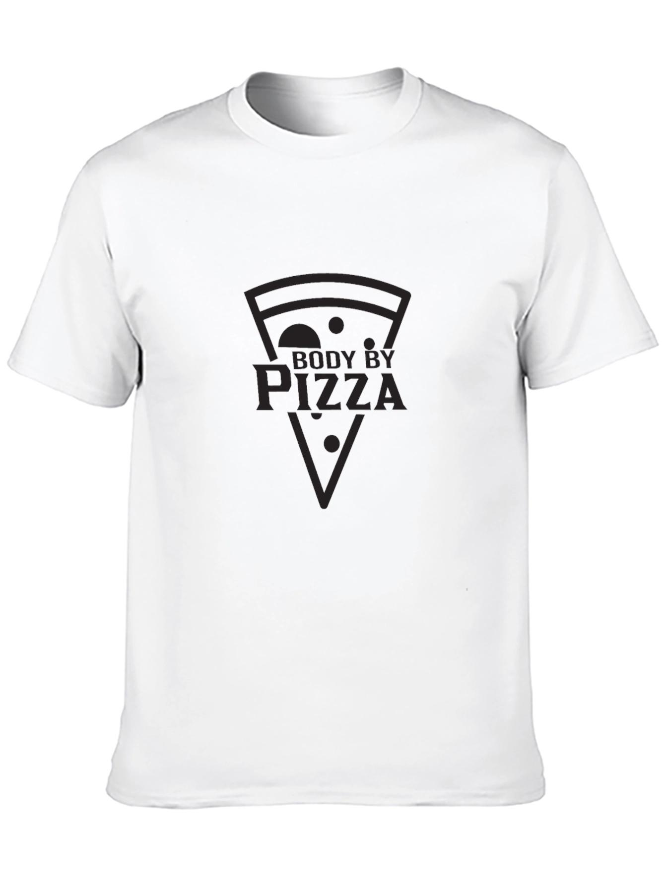 Body By Pizza Graphic Tee - Black