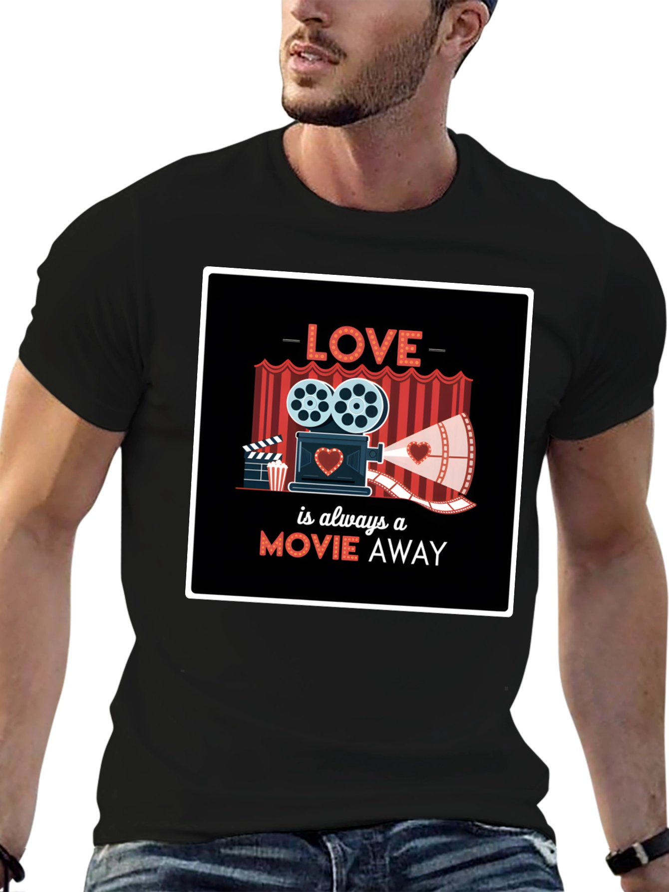 Love is Always A Movie Away T-Shirt