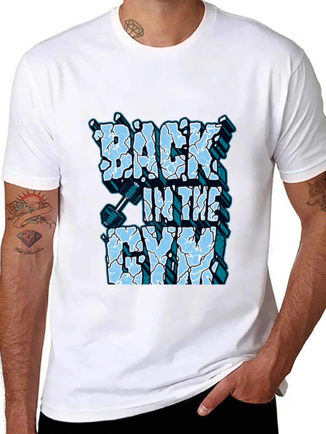Back in the Gym T-Shirt Fitness Design