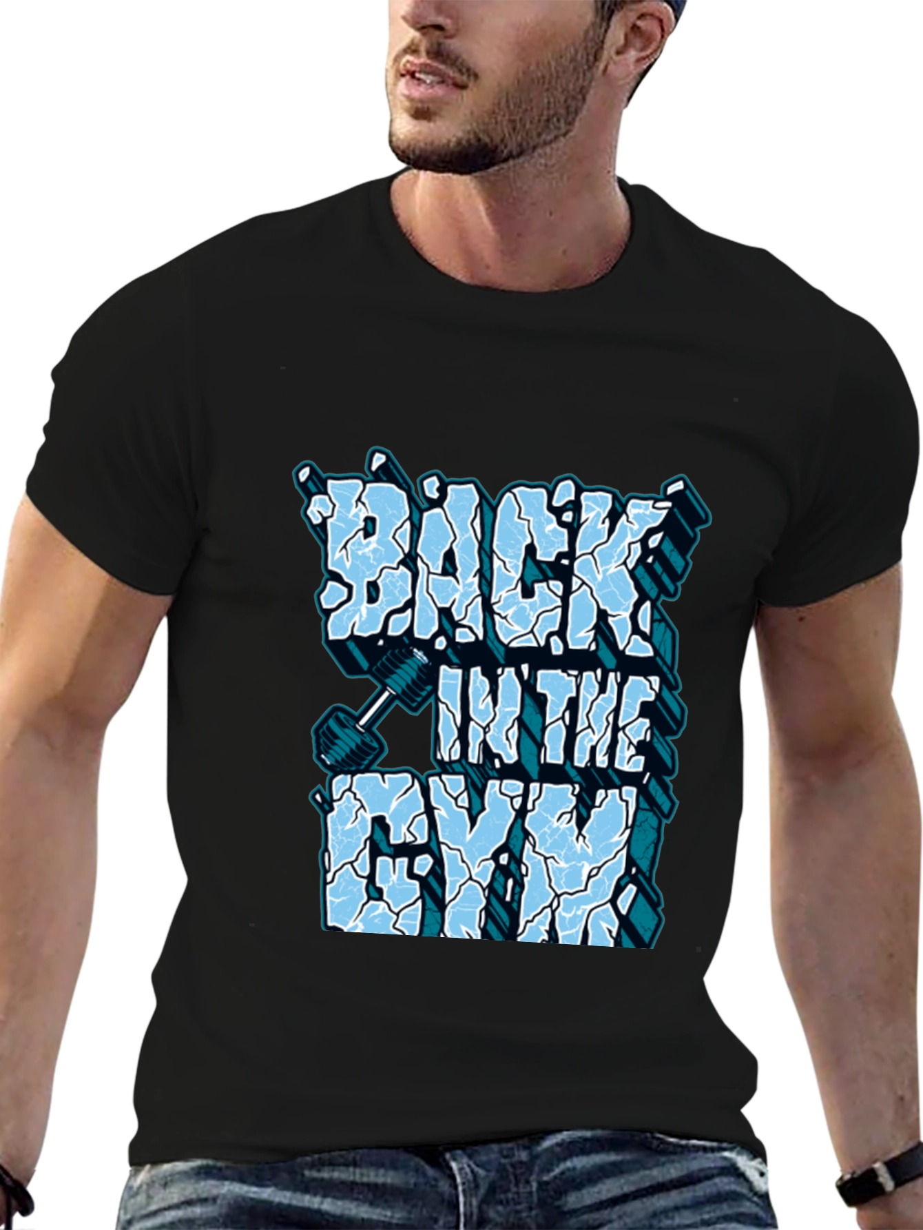 Back in the Gym T-Shirt Fitness Design