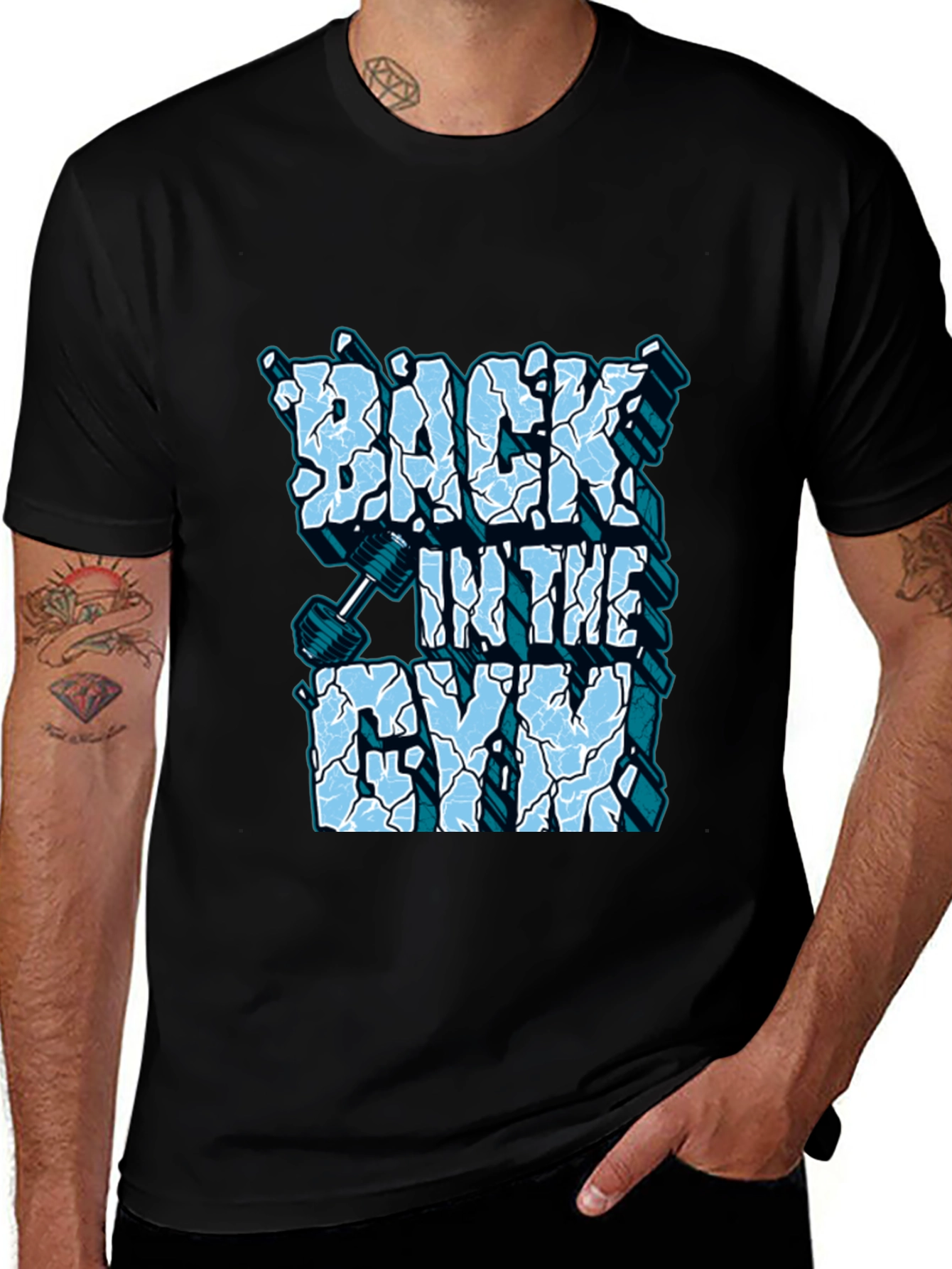 Back in the Gym T-Shirt Fitness Design
