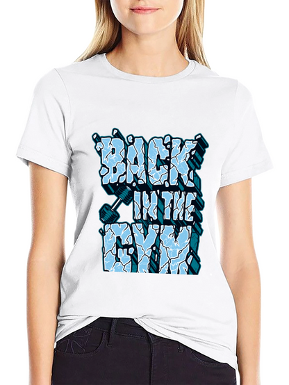 Back in the Gym T-Shirt Fitness Design