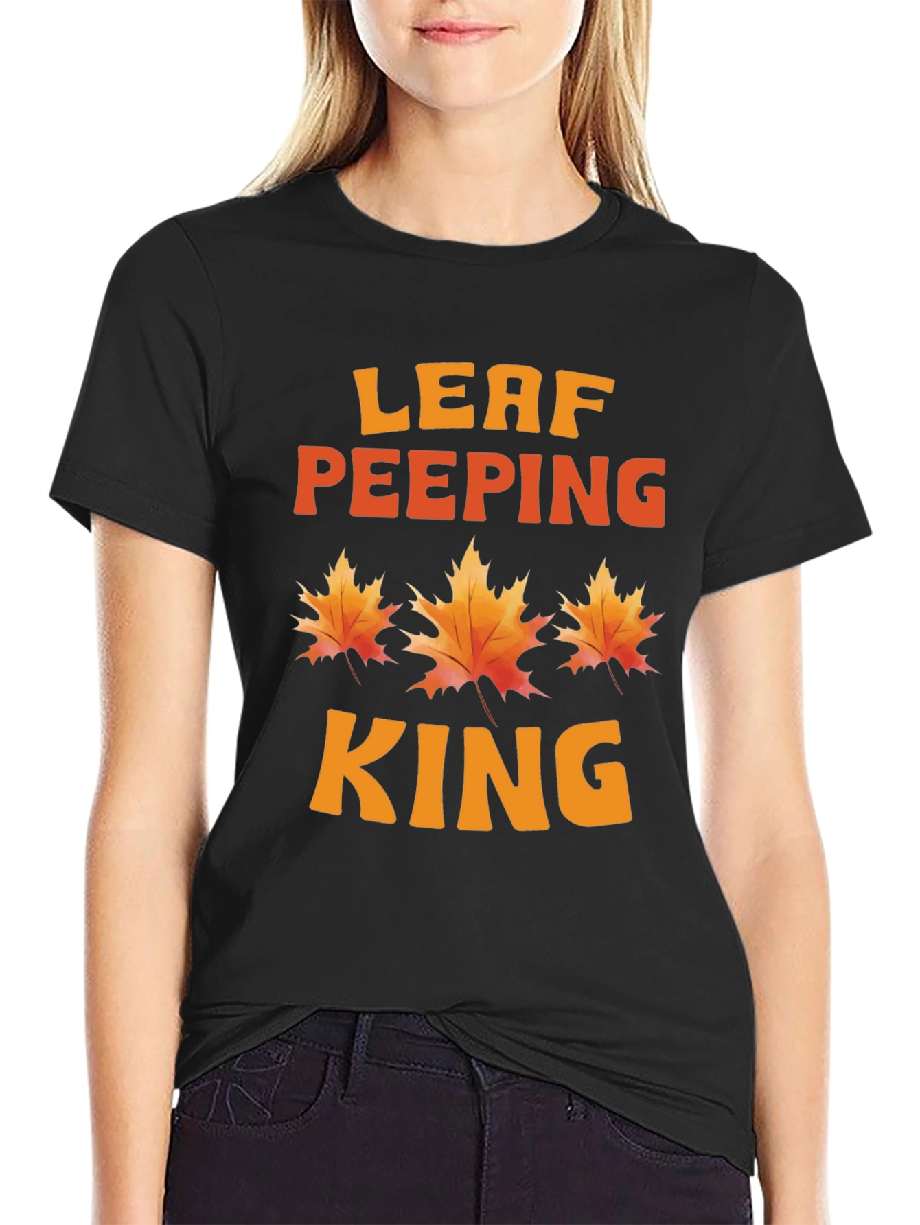 Leaf Peeping King T-Shirt - Autumn Season