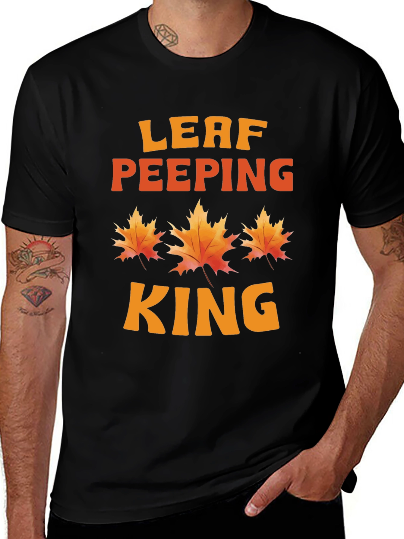 Leaf Peeping King T-Shirt - Autumn Season