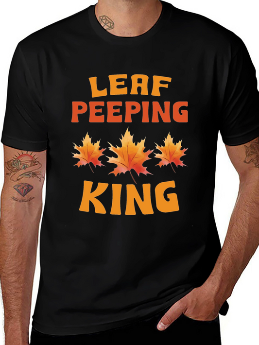 Leaf Peeping King T-Shirt - Autumn Season