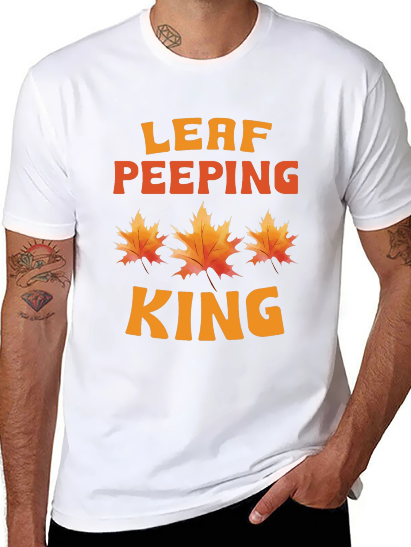 Leaf Peeping King T-Shirt - Autumn Season