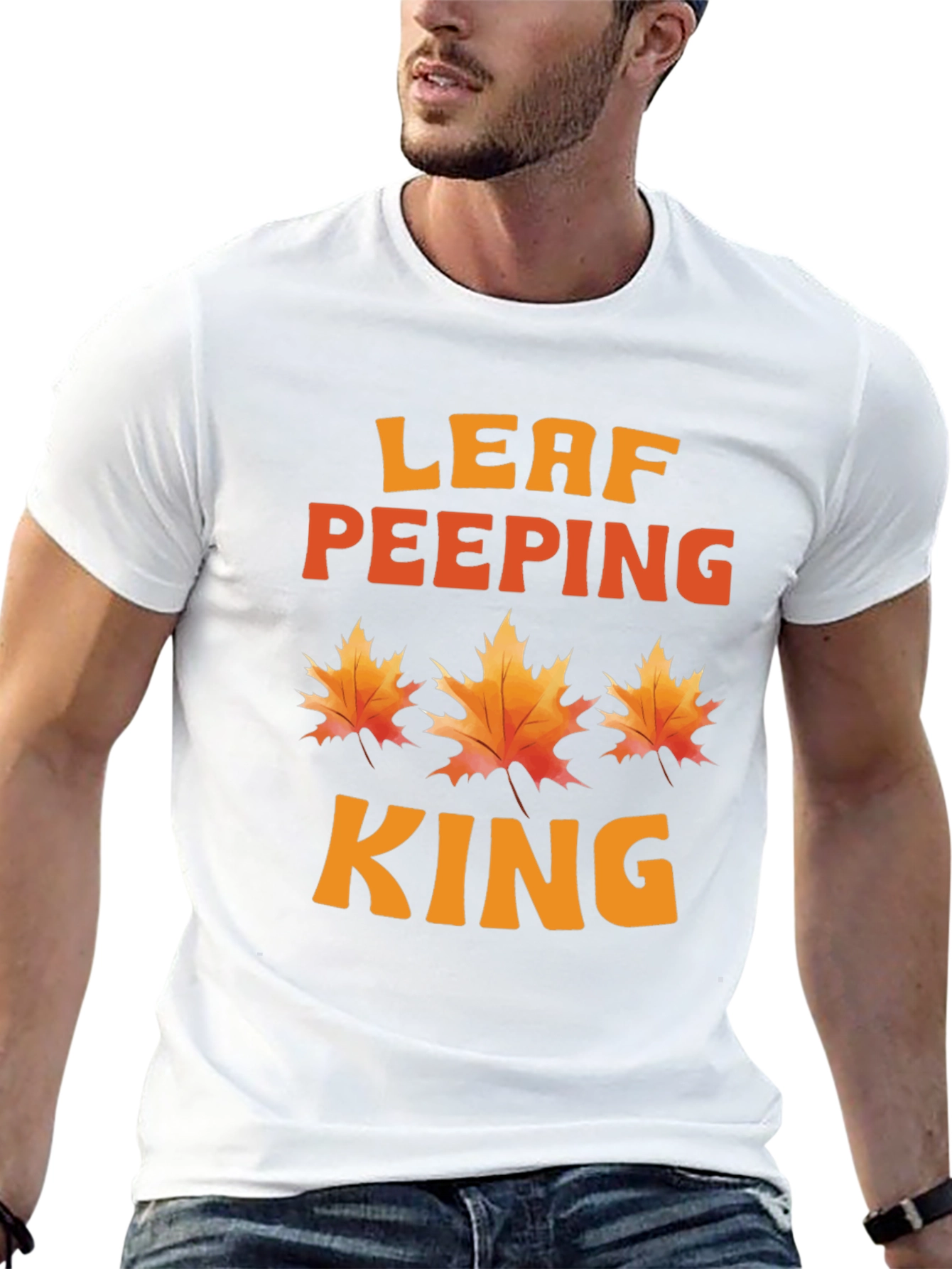 Leaf Peeping King T-Shirt - Autumn Season