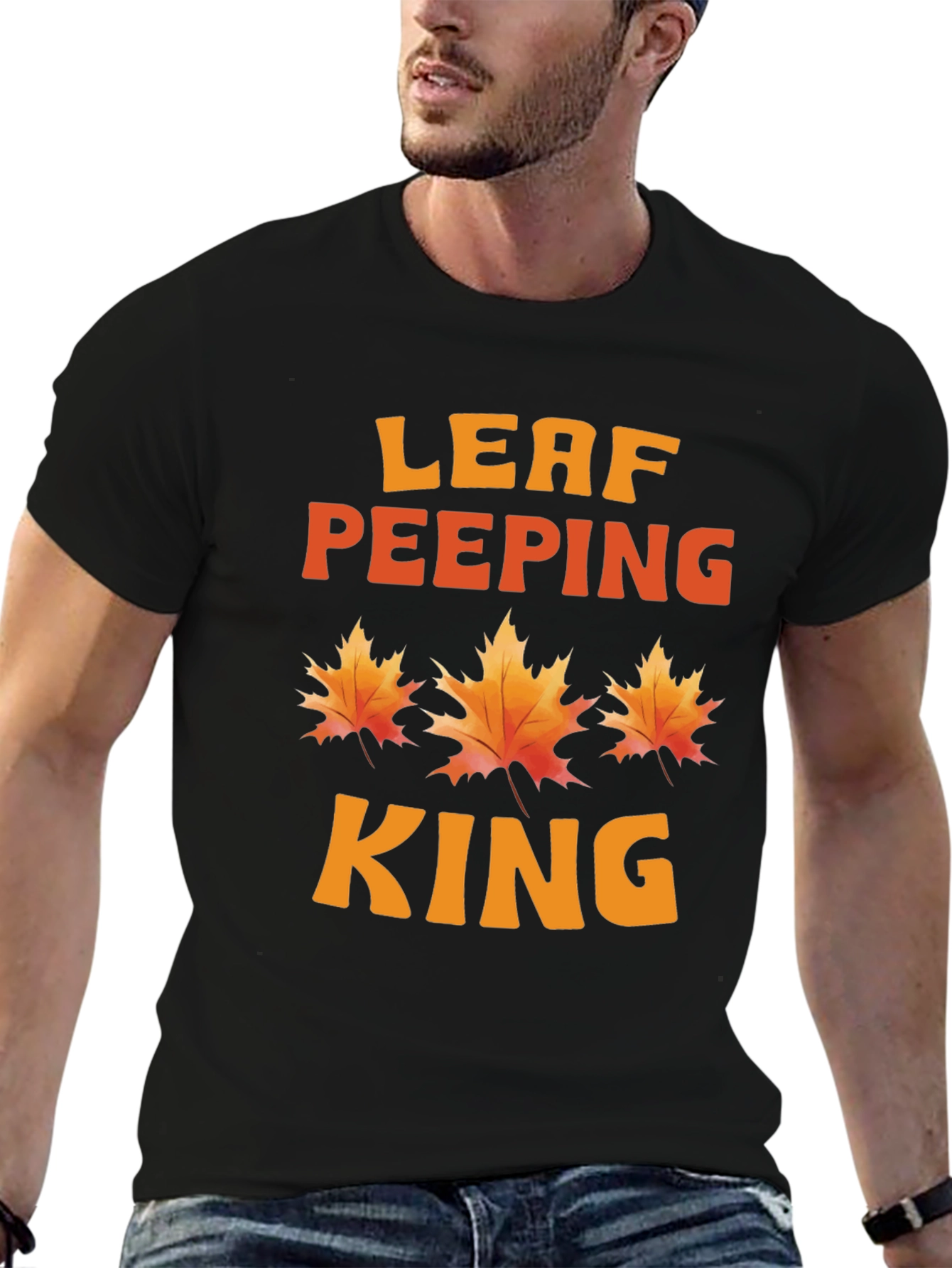 Leaf Peeping King T-Shirt - Autumn Season