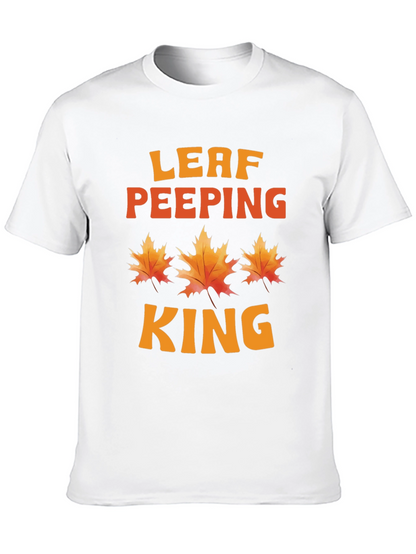 Leaf Peeping King T-Shirt - Autumn Season