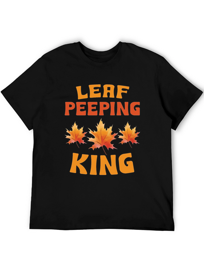 Leaf Peeping King T-Shirt - Autumn Season
